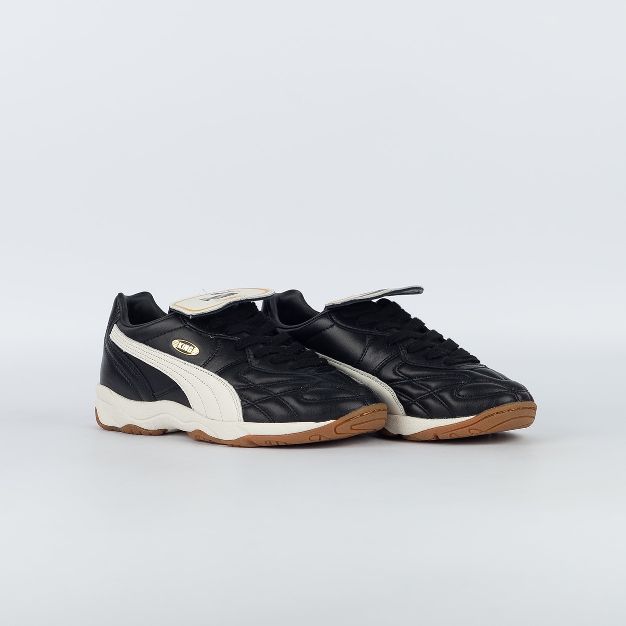 シューズ Puma KING Tênis Puma King Indoor Black Warm White 401683-01