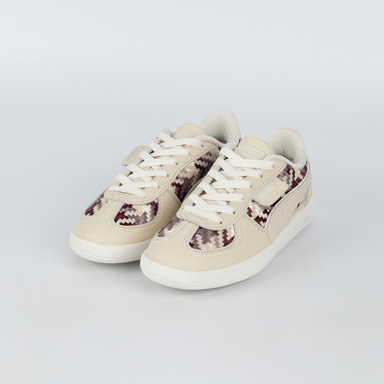 Tênis Puma Palermo Artisan Alpine Snow Warm White Team Regal Red