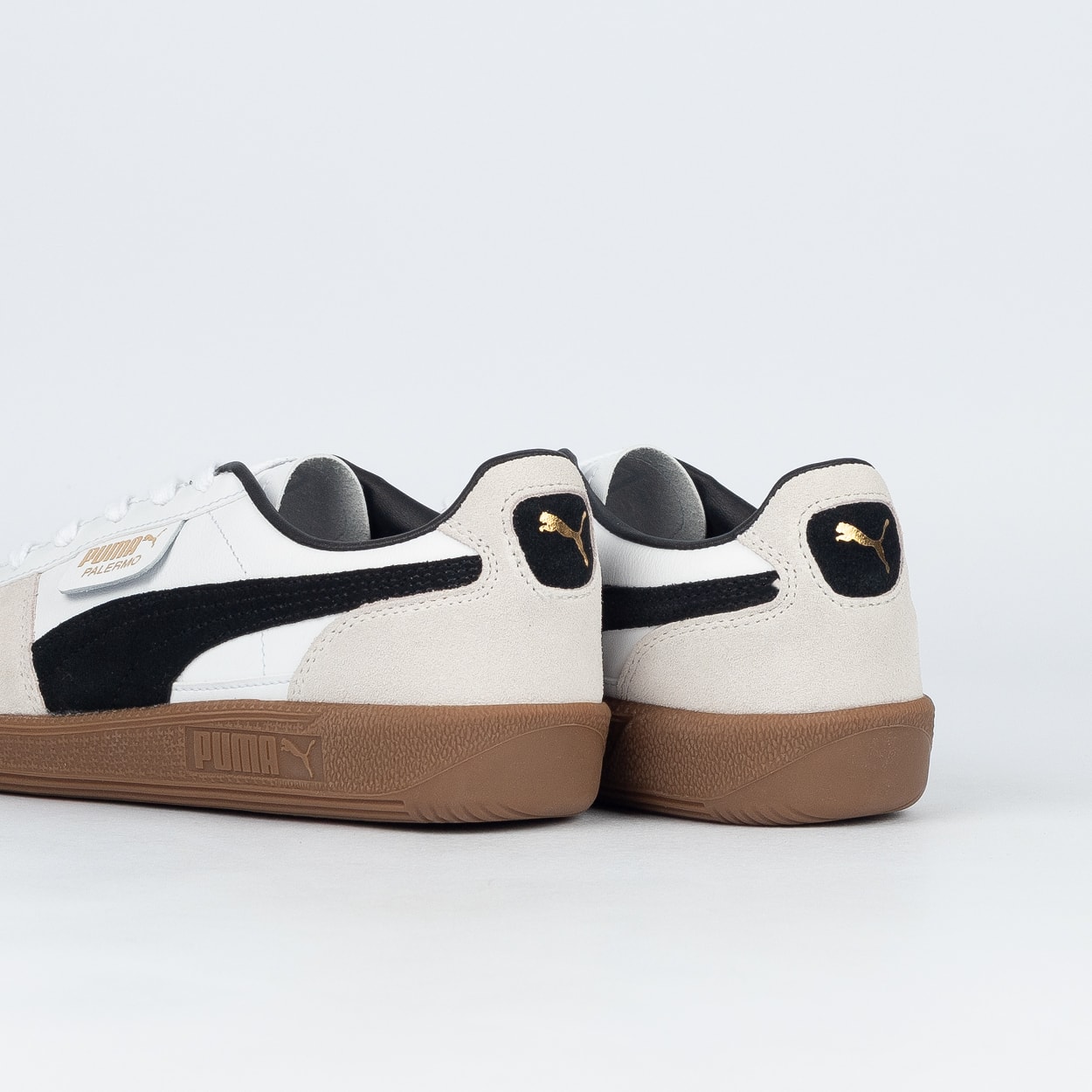 Tênis Puma Palermo Leather White Vapor Gray Gum 397647-01