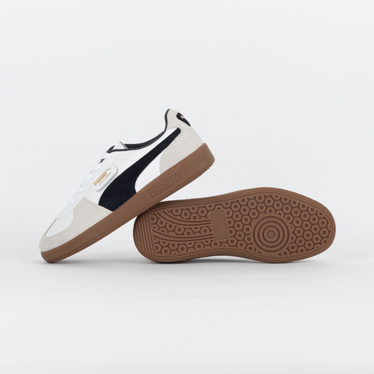 Tênis Puma Palermo LTH White Vapor Gray Gum 396464-01