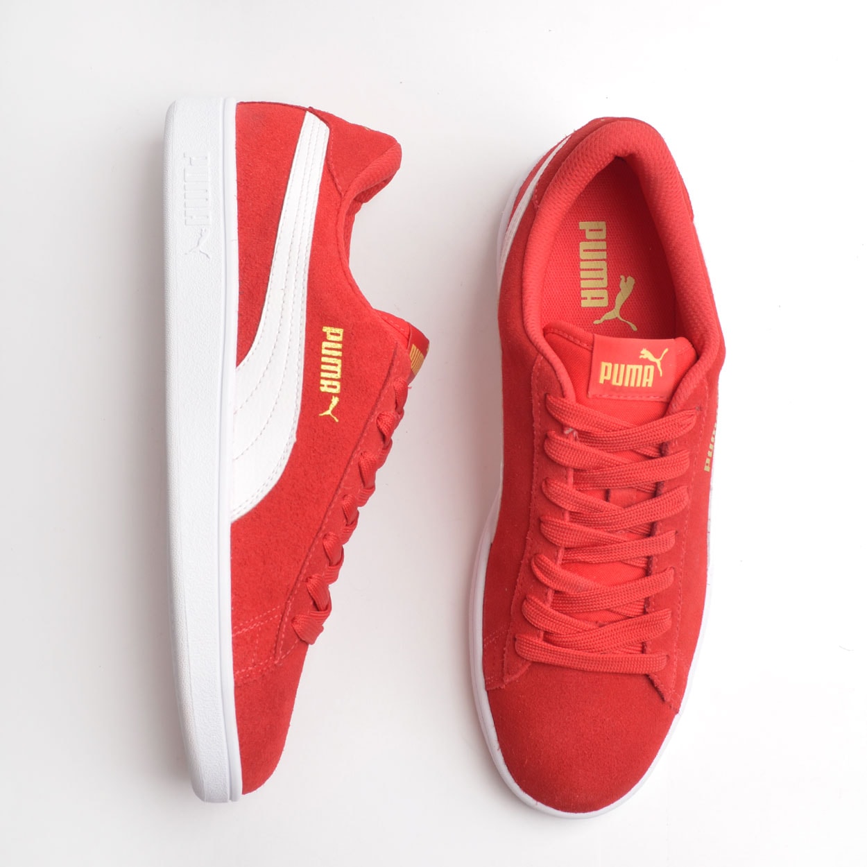 puma smash v2 vermelho