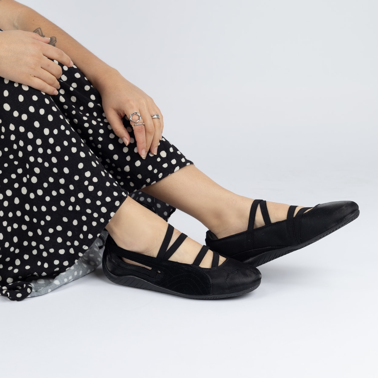 Tênis Puma Speedcat Ballet Satin Black Cool Dark Gray 404383-01