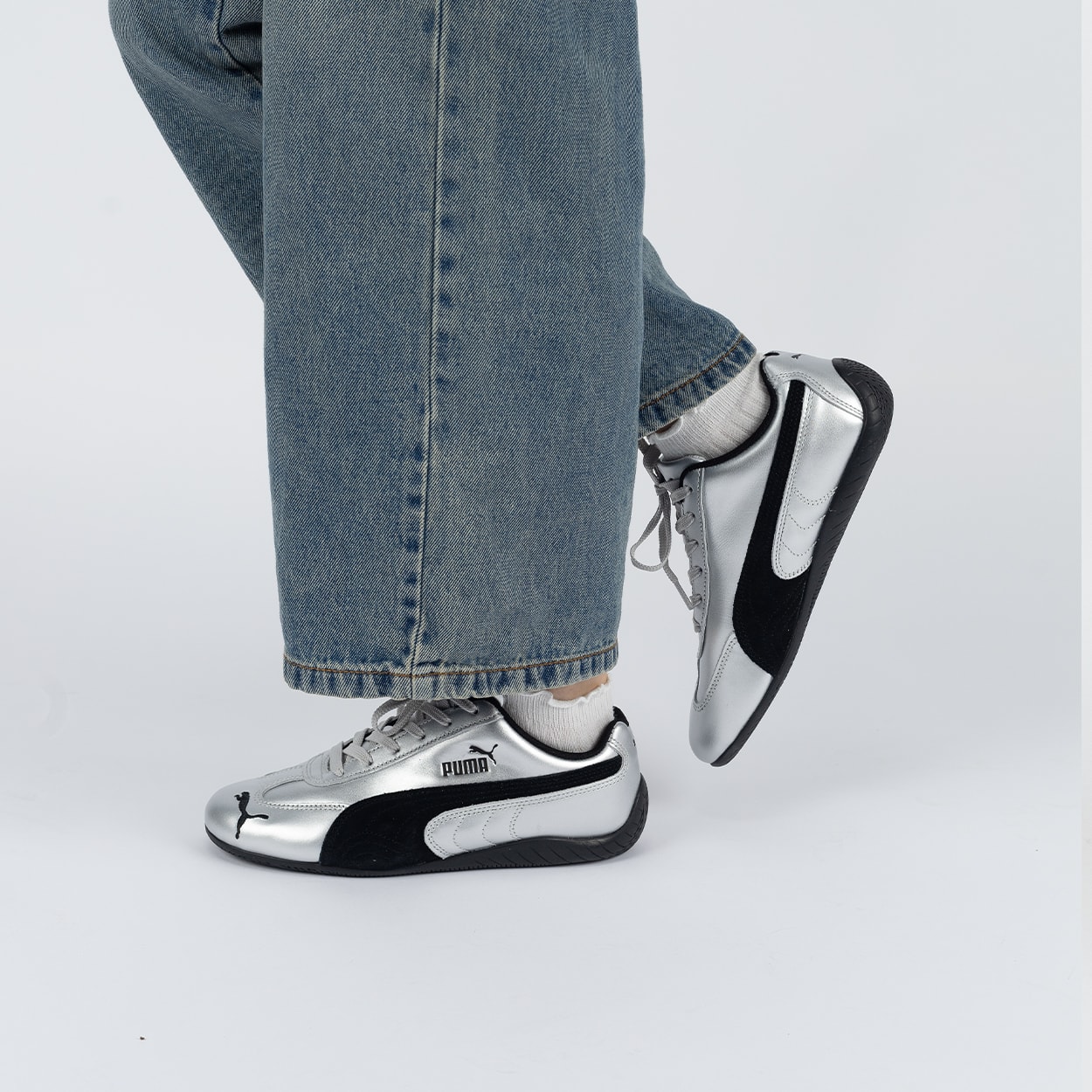 Tênis Puma Speedcat Metallic Silver Black 403689-01