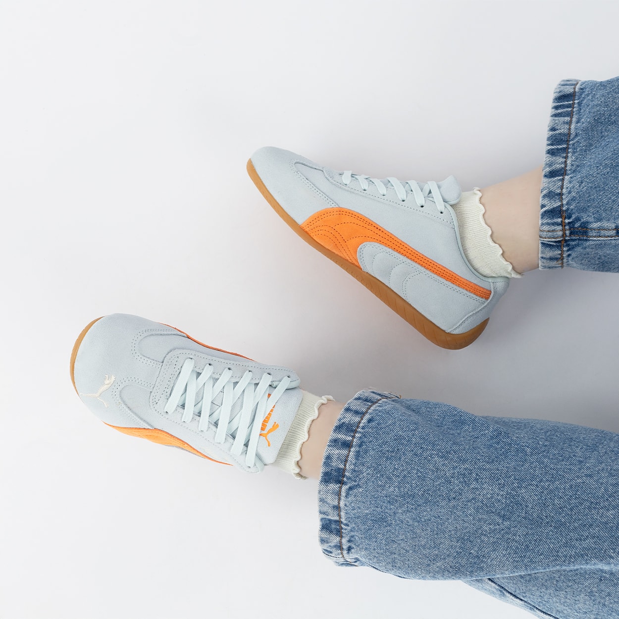 Tênis Puma Speedcat OG Sea Glass Orange Glo 398846-40