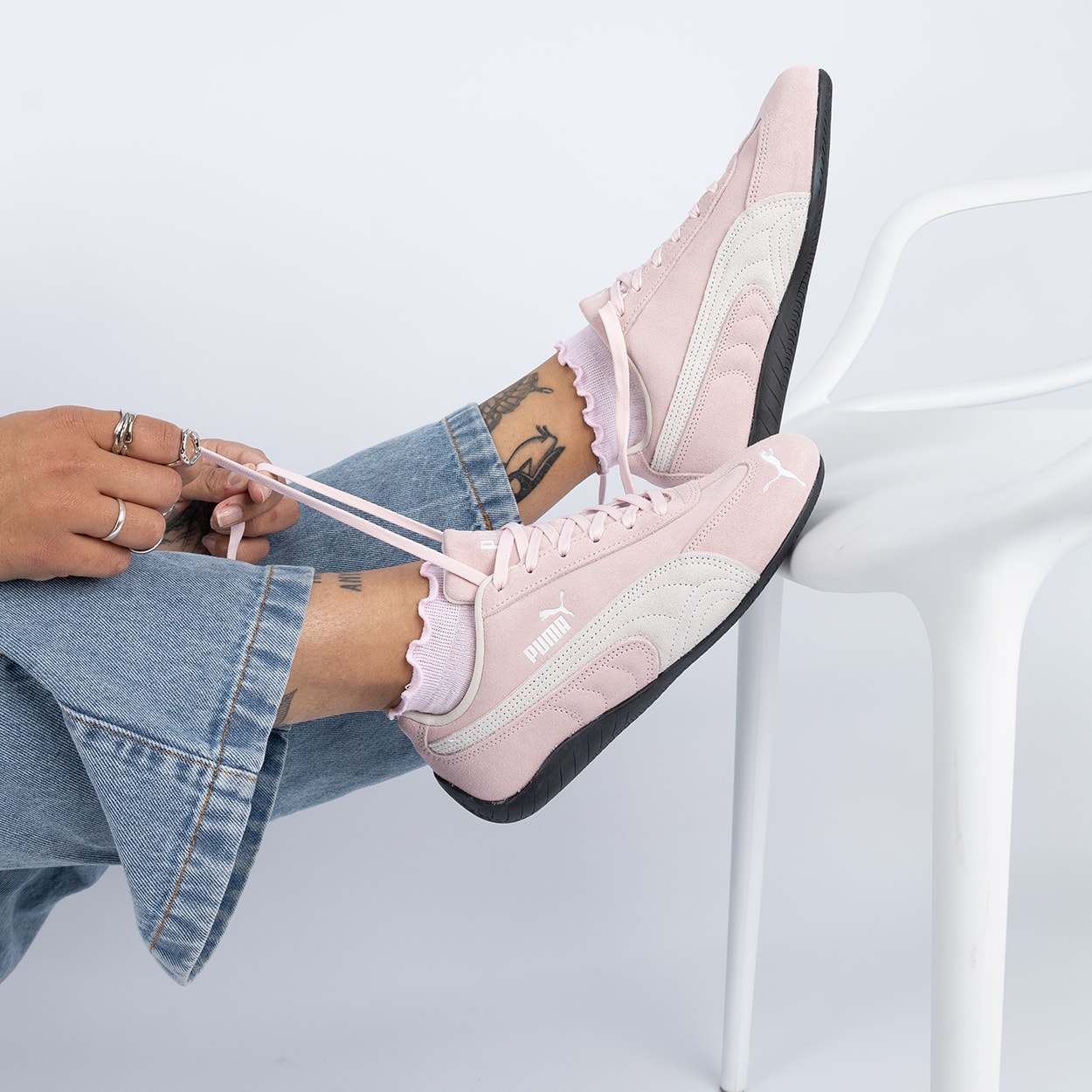 Tênis Puma Speedcat OG Whisp Of Pink White 400986-04