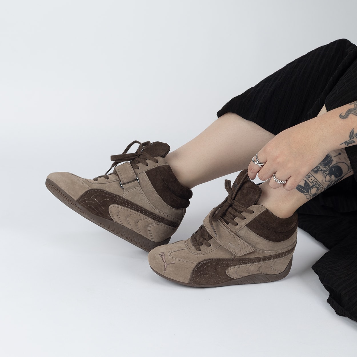 Tênis Puma Speedcat Wedge Totally Taupe Chocolate 407878-01