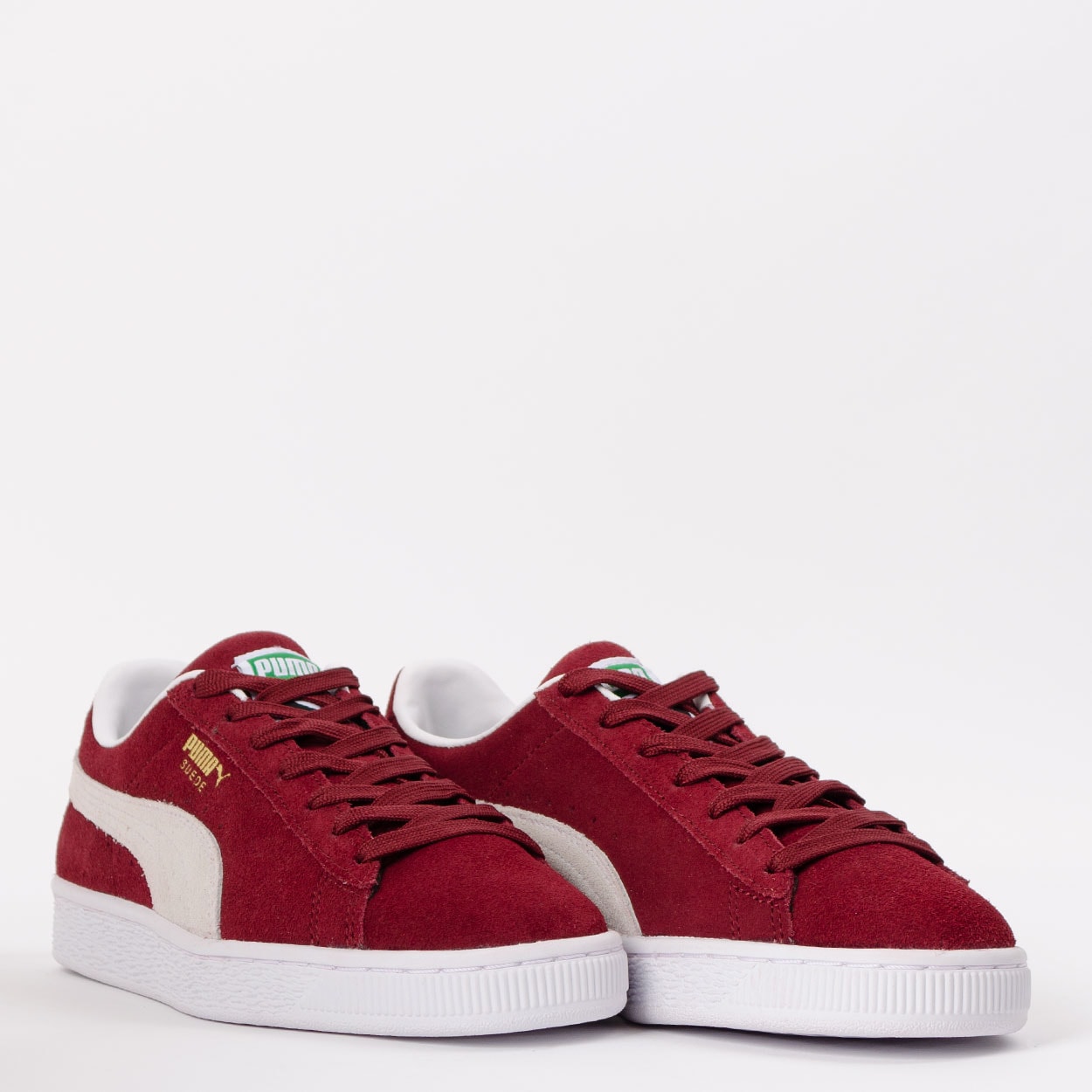 puma suede preto e roxo