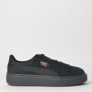 Tênis Puma Suede Platform Artica WN S Black 36669402 Tênis Puma Suede Platform Artica WN S Black 36669402