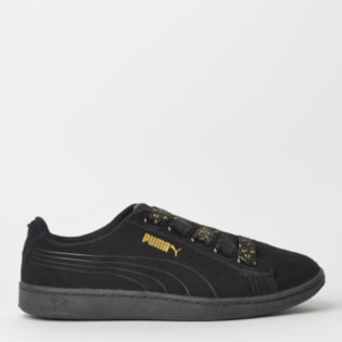 Tênis Puma Vikky Ribbon Dots BD Preto 36800801 Tênis Puma Vikky Ribbon Dots BD Preto 36800801