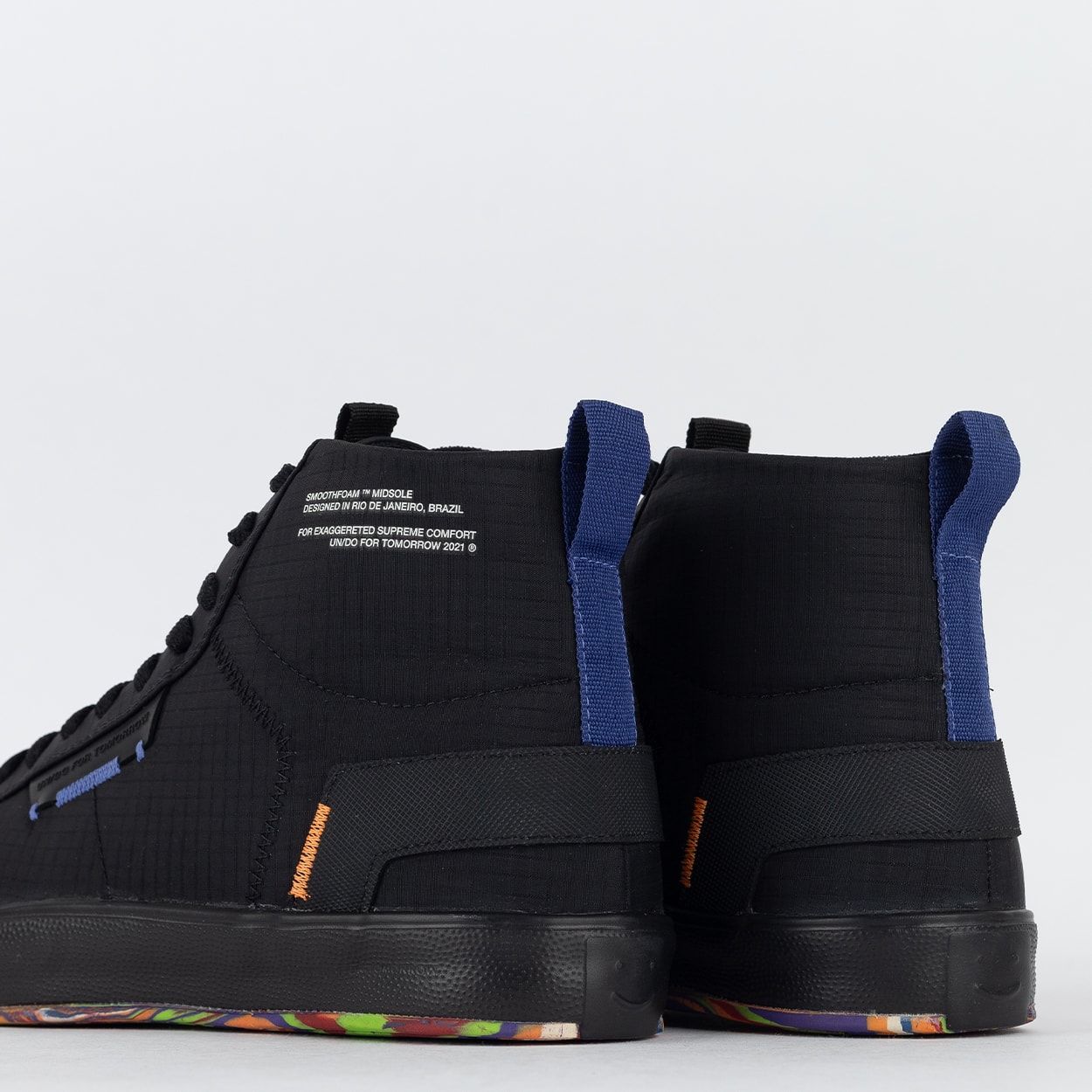 Tênis Undo Nuven 2.1 High Black Bird PMUFT008002