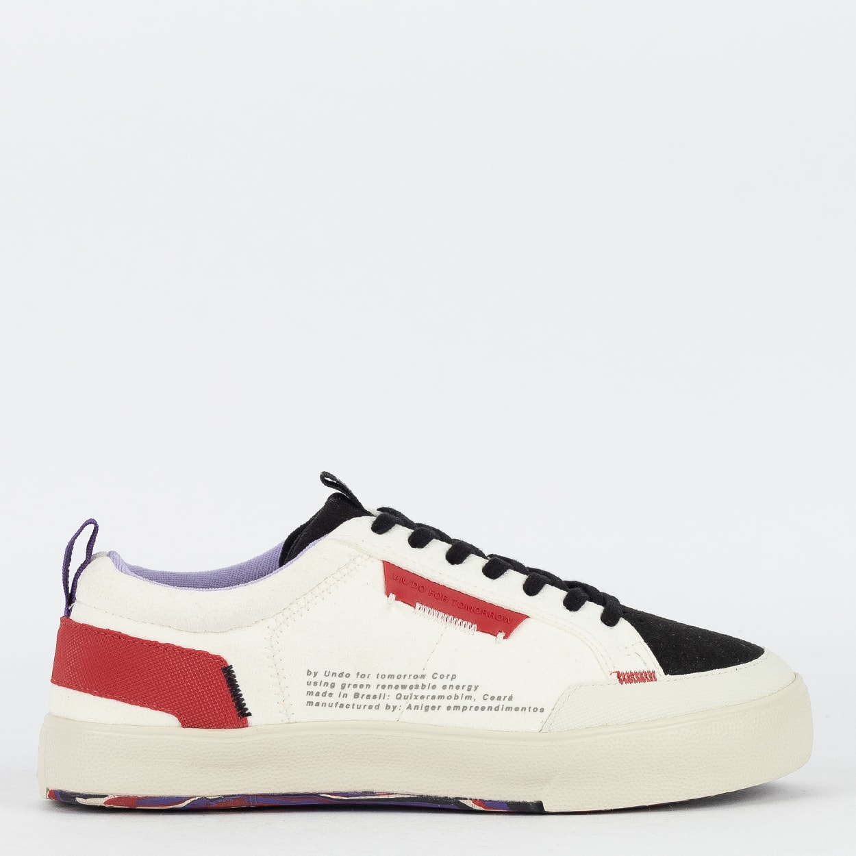 Tênis Undo Nuven 2.1 Vanilla Rouge PMUFT001007