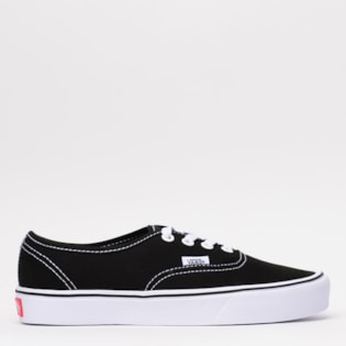 Tênis Vans Authentic Lite Canvas Black White VN0A2Z5J187 Tênis Vans Authentic Lite Canvas Black White VN0A2Z5J187