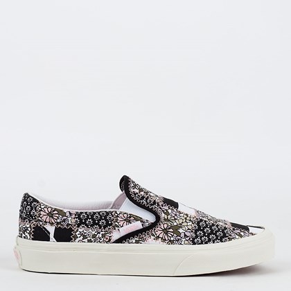 Tênis Vans Classic Slip On Patchwork Floral Multi Marshmallow VN0A33TB9FY