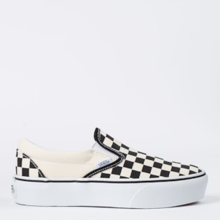 Tênis Vans Classic Slip On Platform Black White Checkerboard VNB0018EBWWP