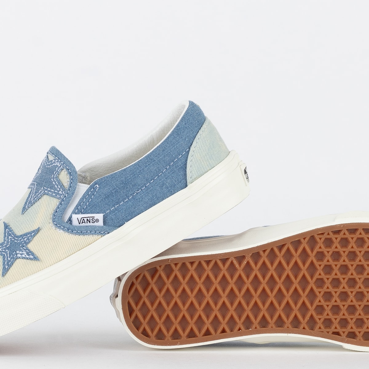 Vans Classic Slip Vans Denim Slip On HOT Tênis Slip Vans Slip On Azules Tênis Vans Classic Slip On