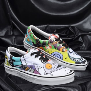 Tênis Vans Era The Nightmare Before Christimas Halloweentown Nightmare VN0A4BV4T2T Tênis Vans Era The Nightmare Before Christimas Halloweentown Nightmare VN0A4BV4T2T