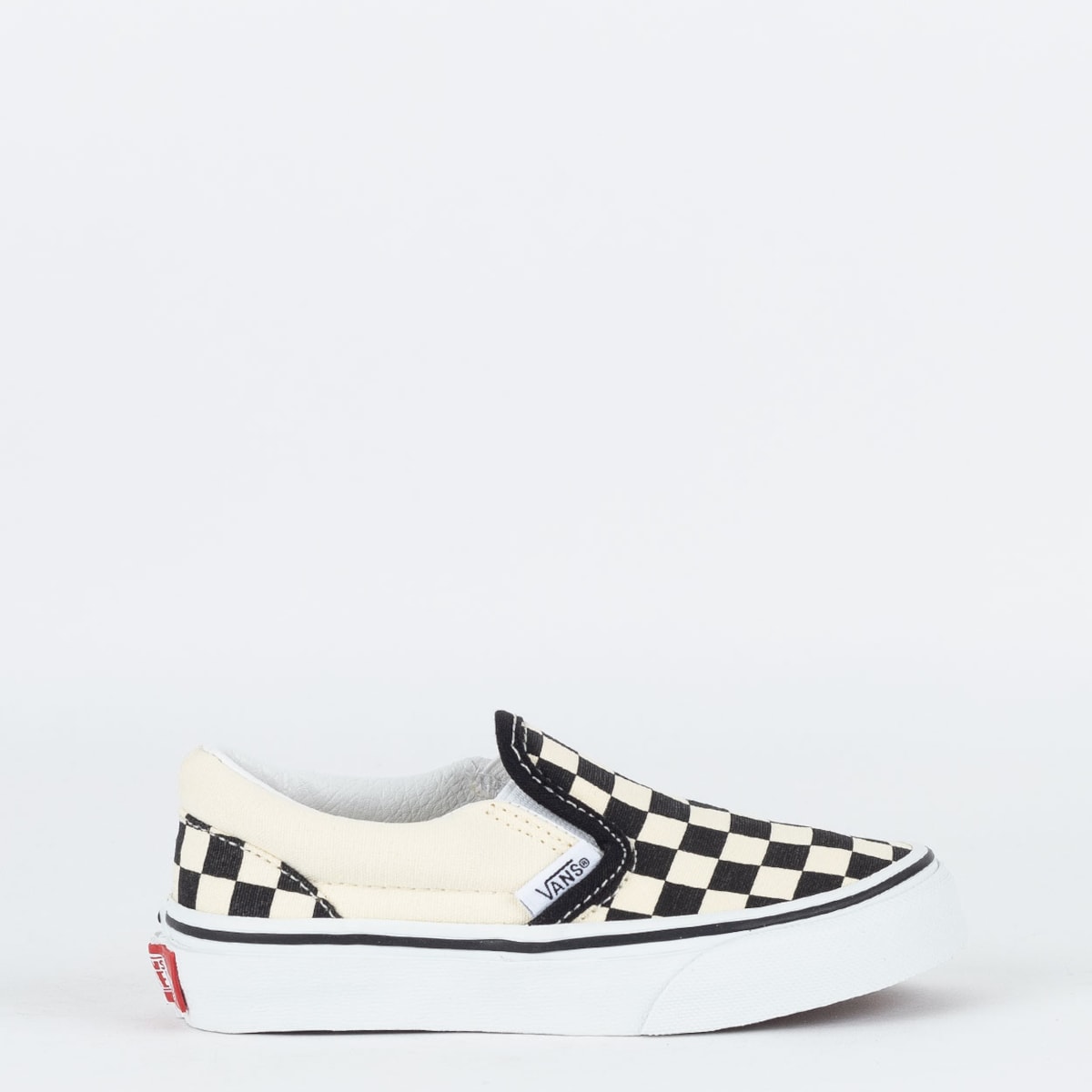 Tênis Vans Kids Classic Slip On Checkerboard Black White VN000ZBUEO1