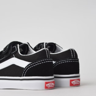 Tênis Vans Kids Old Skool Toddler Black White VN-0D3YBLK Tênis Vans Kids Old Skool Toddler Black White VN-0D3YBLK