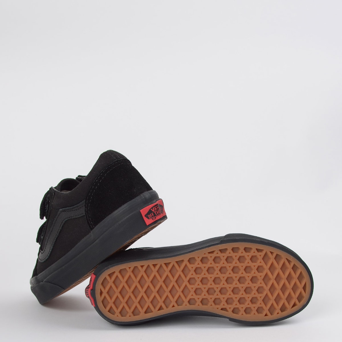 Tênis Vans Kids Old Skool V Black Black VN000VHEENR