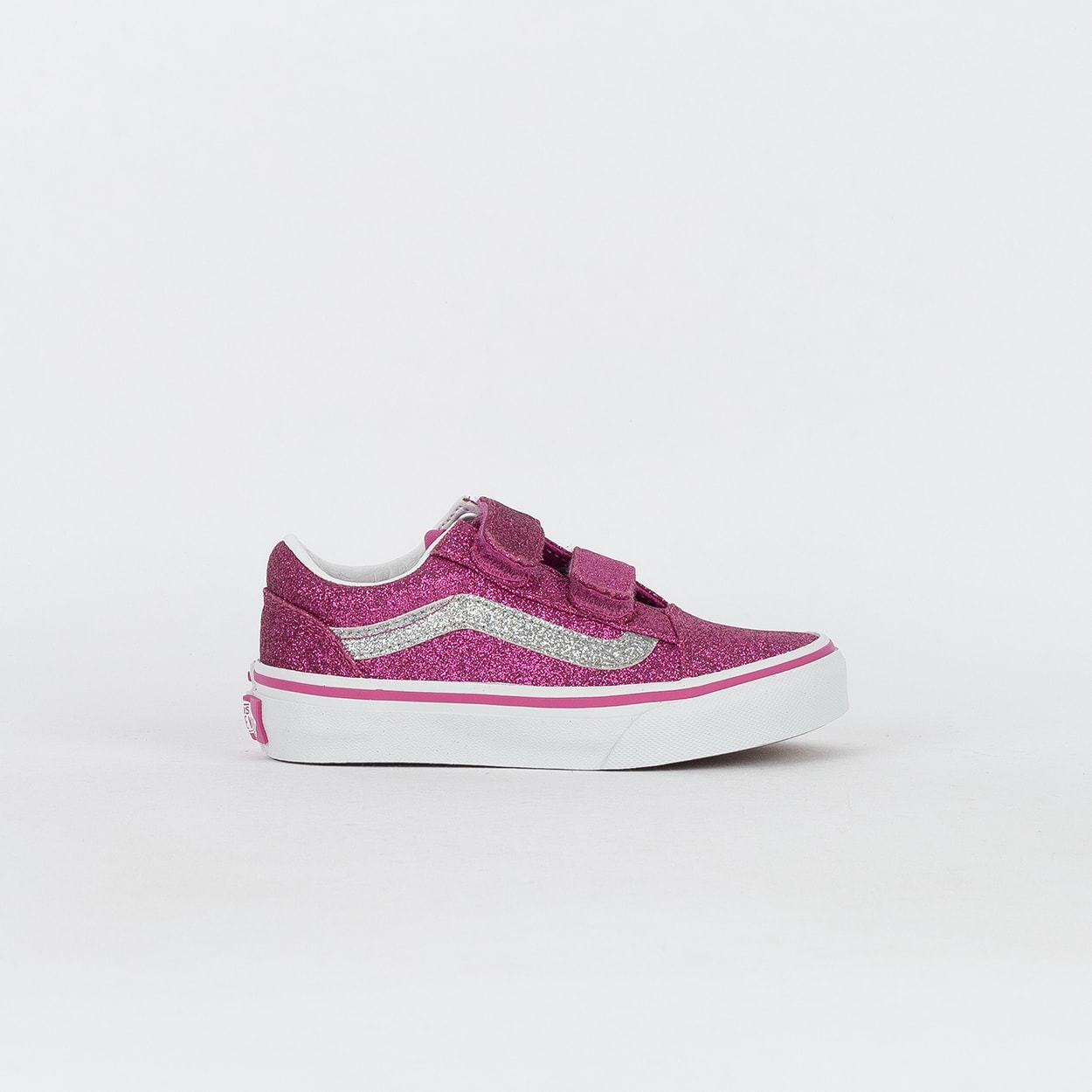 Tênis Vans Kids Old Skool V Glitter Raspberry Rose VN000CYAYLZ