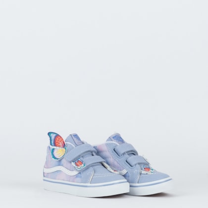 Tênis Vans Kids Sk8-Mid Reissue V Butterfly Purple VN000D0QPRP