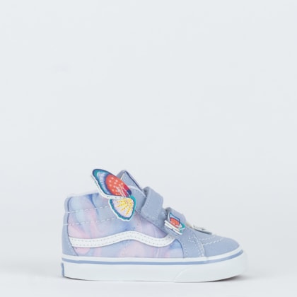 Tênis Vans Kids Sk8-Mid Reissue V Butterfly Purple VN000D0QPRP