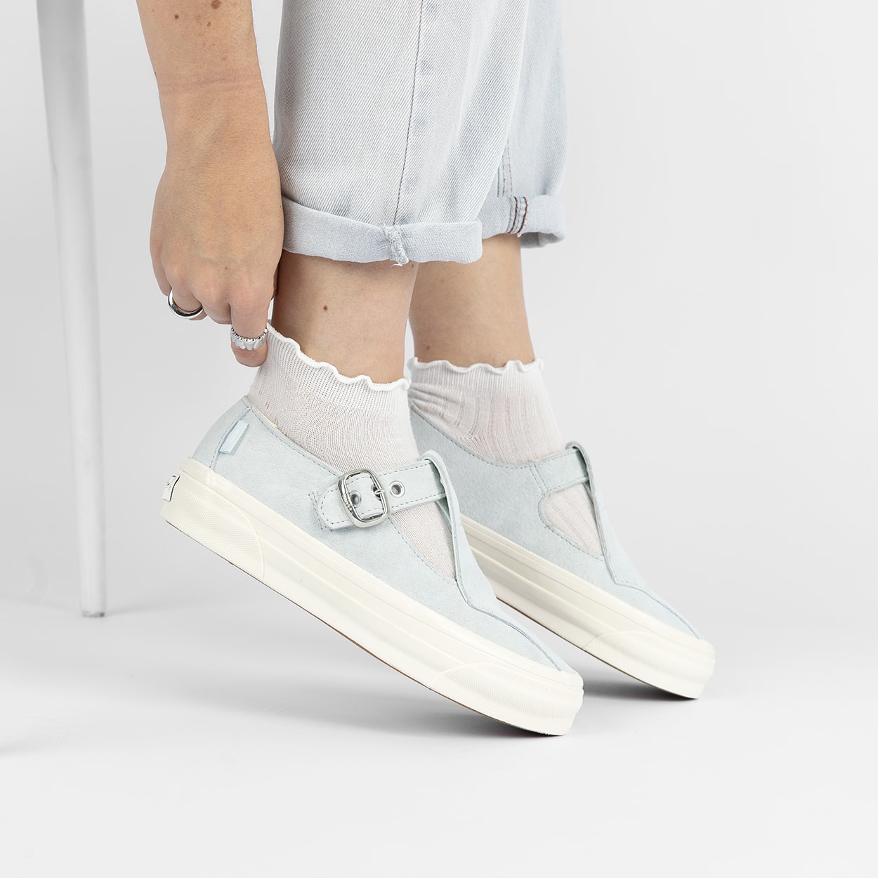 VANS バンズ シューズ MARY JANE 93 PIG SUEDE SPA BLUE VN000D8Z887