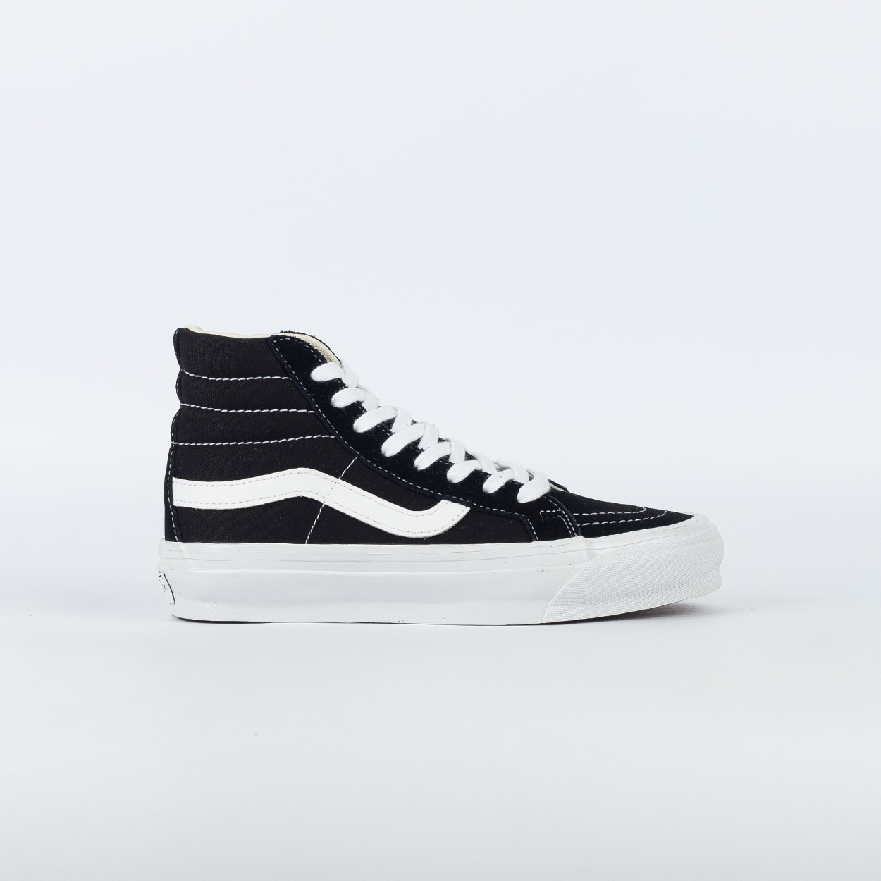 VANSバンズ クリスチャンホソイ レザー sk-8 hi Tênis Vans LX Sk8-Hi Reissue 38 Black White VN000CR0BA2