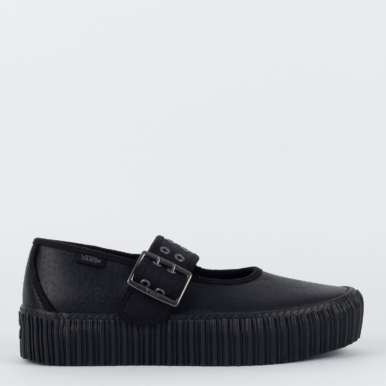 Tênis Vans Mary Jane Creeper Grunge Core Black Leather VN000D07L37