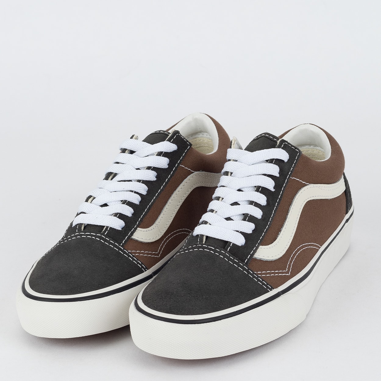 Tênis Vans Old Skool Canvas Suede Pop Brown Multi VN0005UFBF0