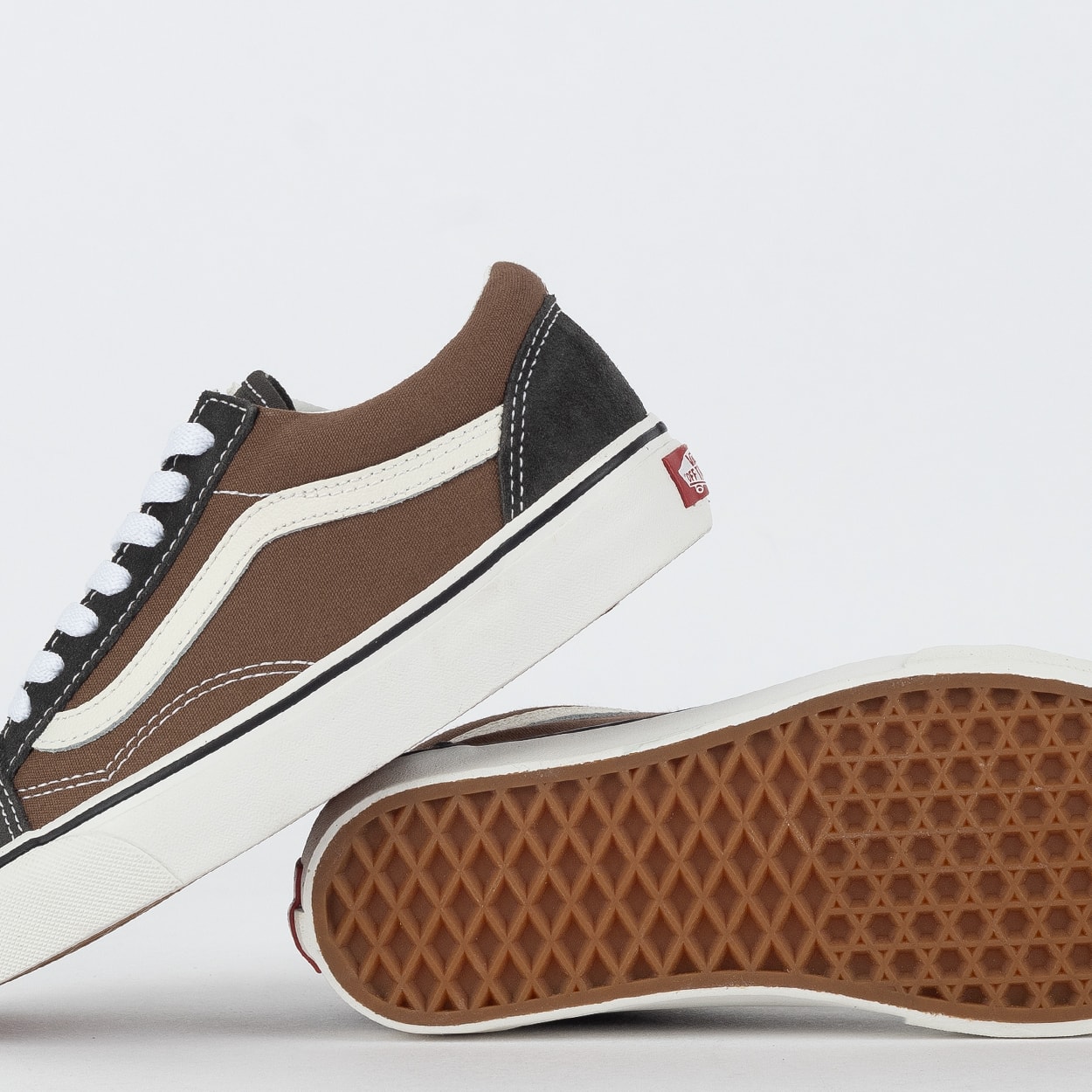 Tênis Vans Old Skool Canvas Suede Pop Brown Multi VN0005UFBF0