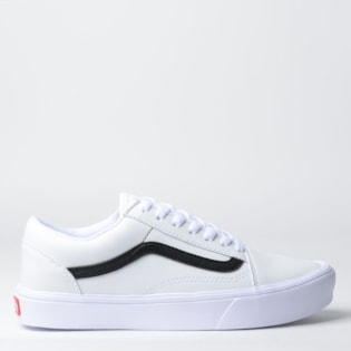 Tênis Vans Old Skool Lite Classic Tumble True White VN0A2Z5WNQS Tênis Vans Old Skool Lite Classic Tumble True White VN0A2Z5WNQS