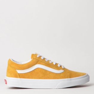 Tênis Vans Old Skool Pig Suede Mango Mojito True White VN0A4BV5V77 Tênis Vans Old Skool Pig Suede Mango Mojito True White VN0A4BV5V77