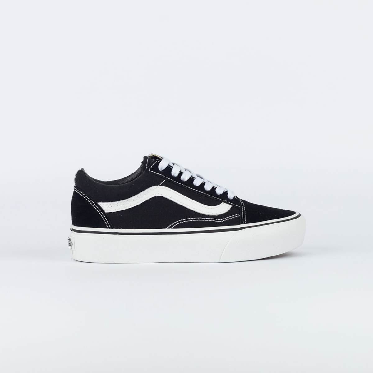Tênis Vans Old Skool Platform Black White VN0A3B3UY28 | Vans