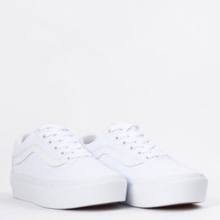 Tênis Vans Old Skool Platform True White VN0A3B3UW00