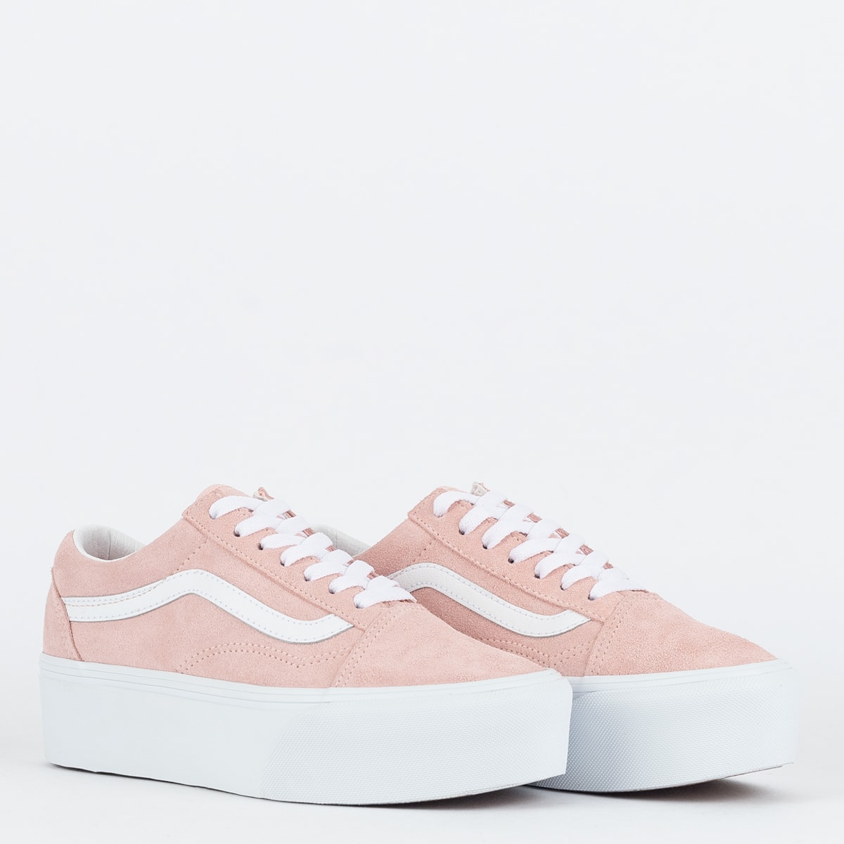 Tênis Vans Feminino Vans Old Skool Plataforma Rosa Tenis Vans
