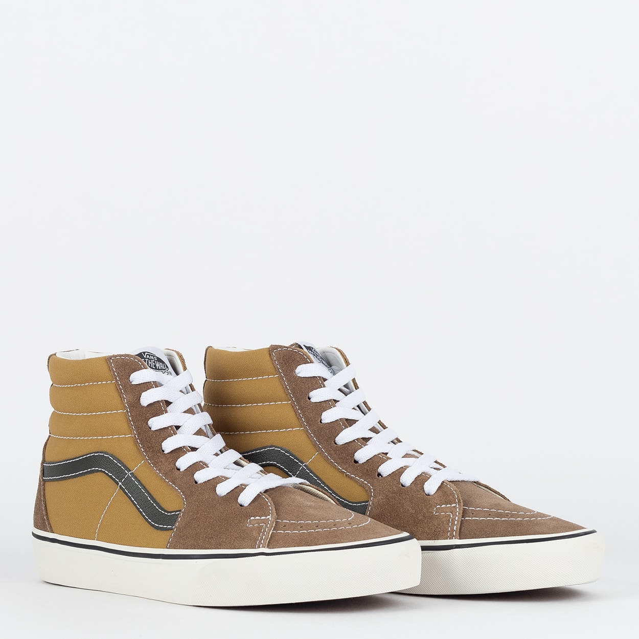 Tênis Vans Sk8 Hi Canvas Suede Pop Brown Multi VN000CMXBF0