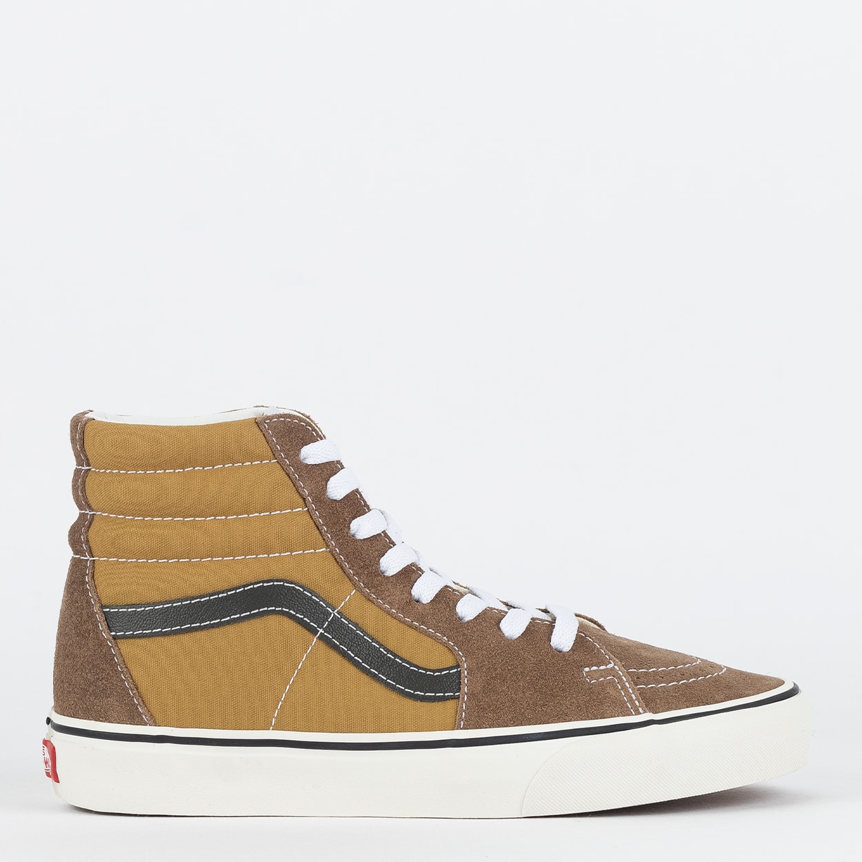 Tênis Vans Sk8 Hi Canvas Suede Pop Brown Multi VN000CMXBF0