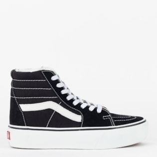 Tênis Vans Sk8 Hi Platform 2.0 Black True White VN0A3TKN6BT
