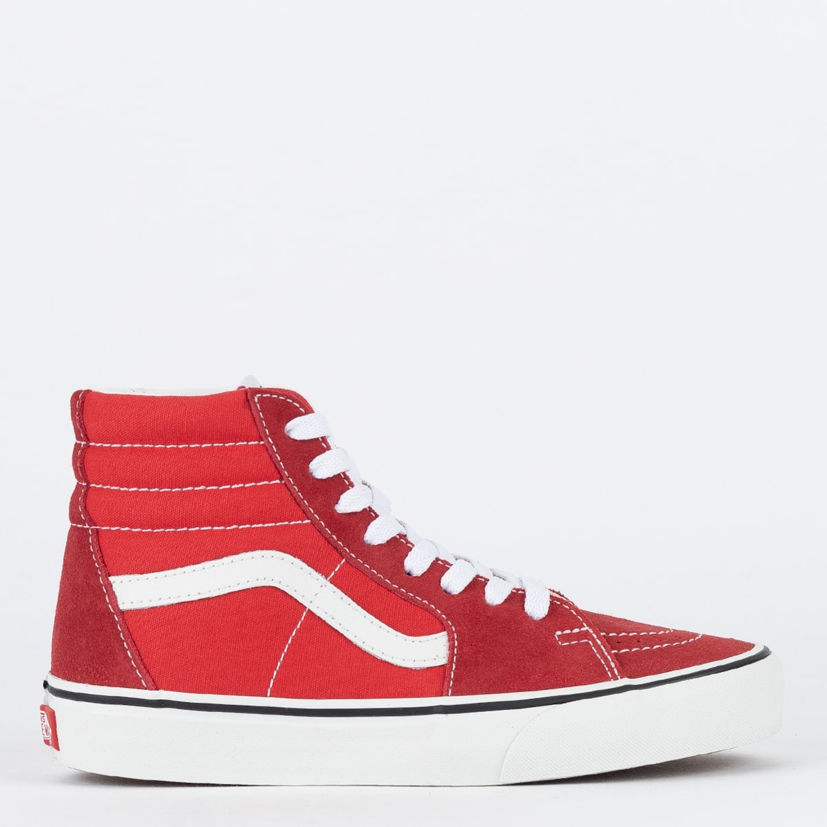 vans sk8 hi racing red