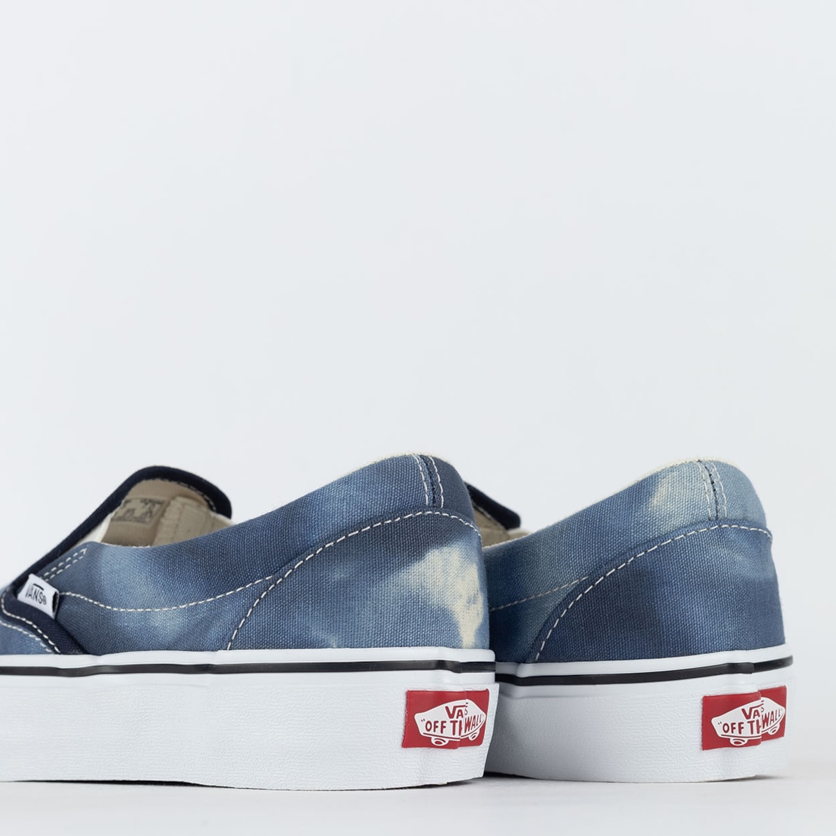 Tênis Vans Authentic Bleach Wash - Branco/Azul