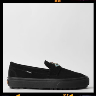 Tênis Vans Style 53 Orb Vivienne Westwood Metal Orb Black VN0A4BU2XMW Tênis Vans Style 53 Orb Vivienne Westwood Metal Orb Black VN0A4BU2XMW