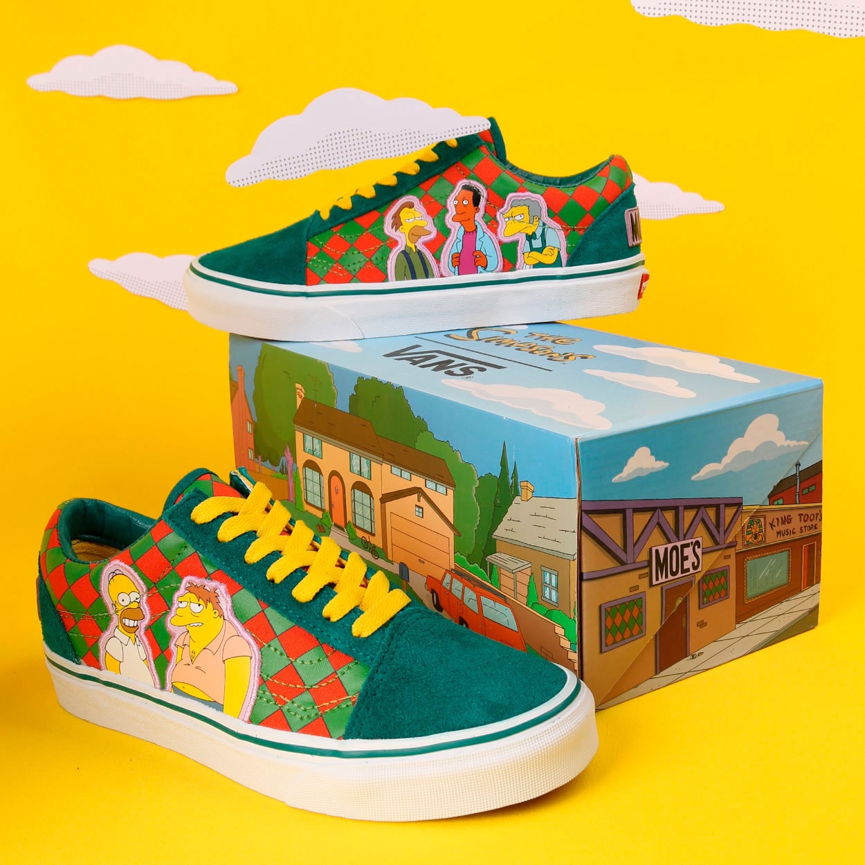 tenis vans simpsons