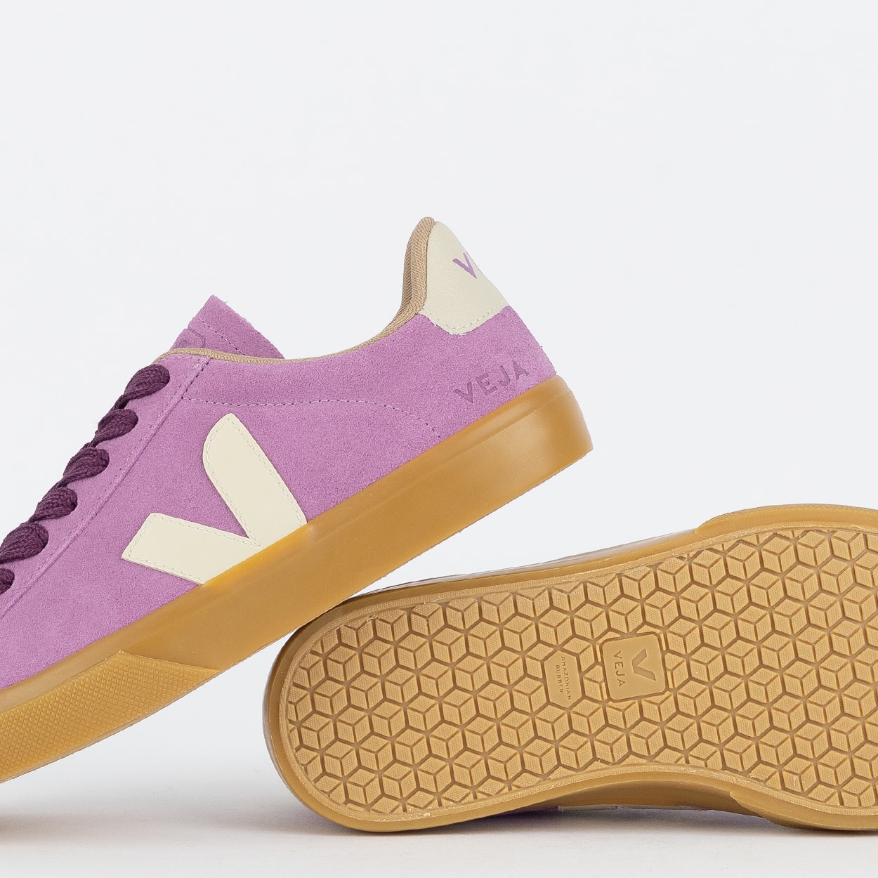 Tênis Veja Campo Bold Suede Mulberry Pierre CP0303691