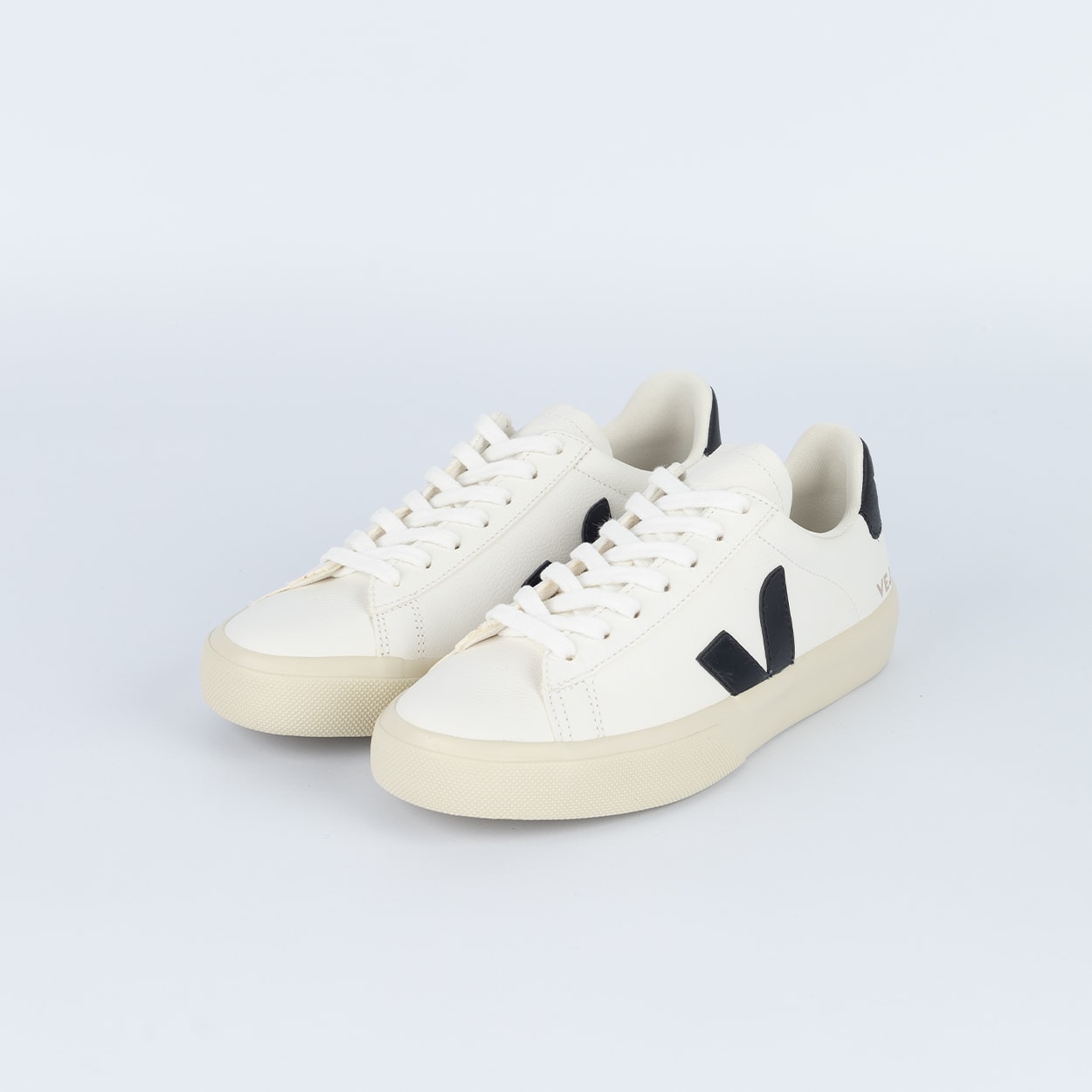 Tênis Veja Campo Chromefree Leather Extra White Black CP0501537