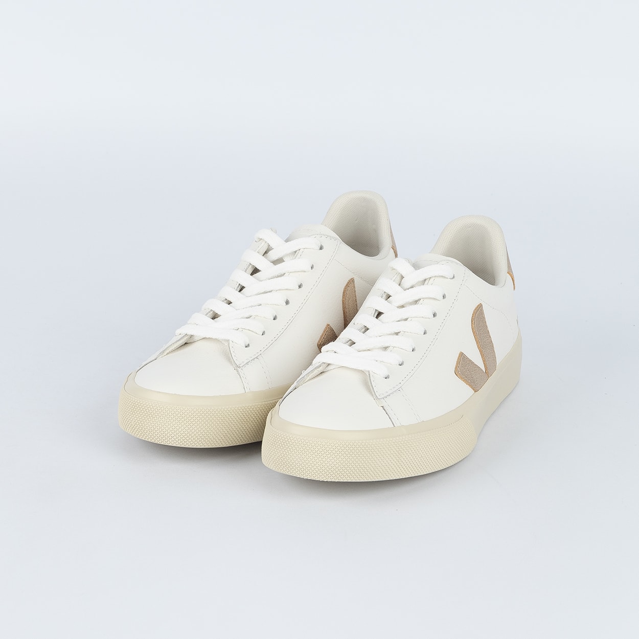 Tênis Veja Campo Chromefree Leather Extra White Platine CP0503495