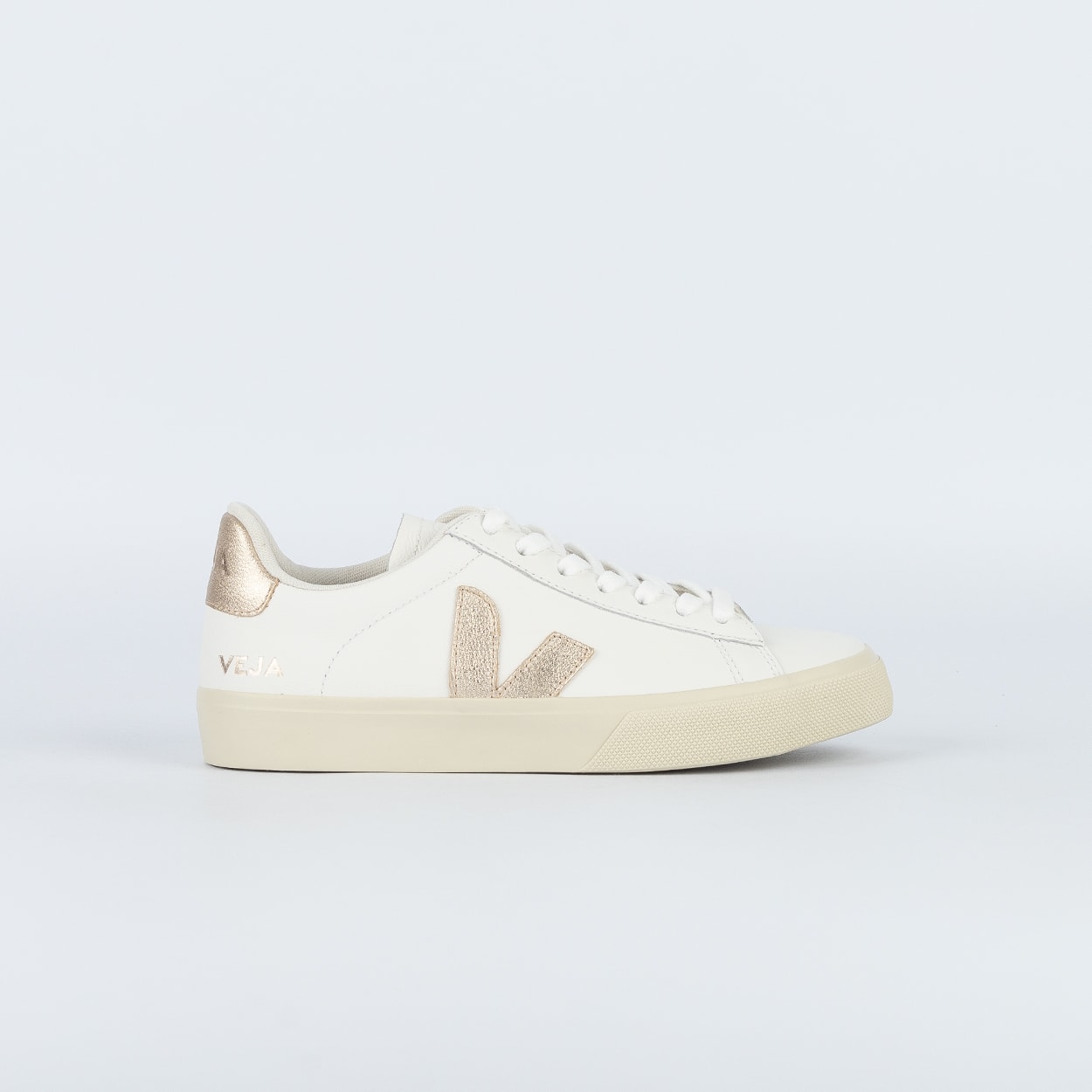 Tênis Veja Campo Chromefree Leather Extra White Platine CP0503495