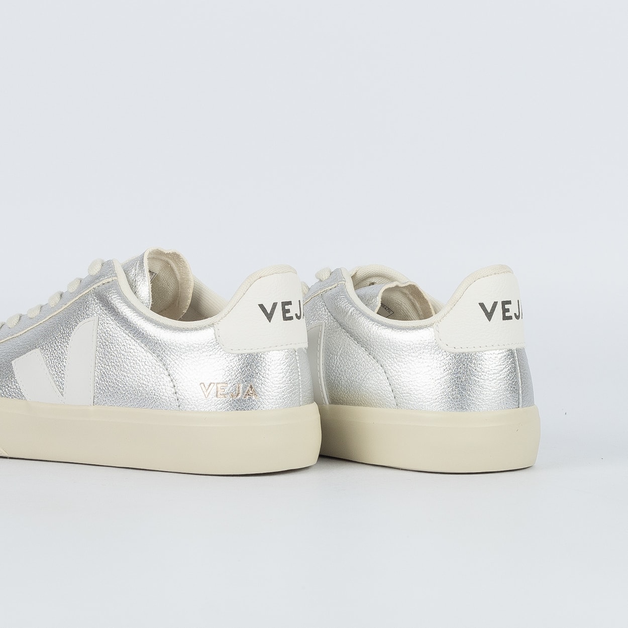 Tênis Veja Campo Leather Silver White CP0502684
