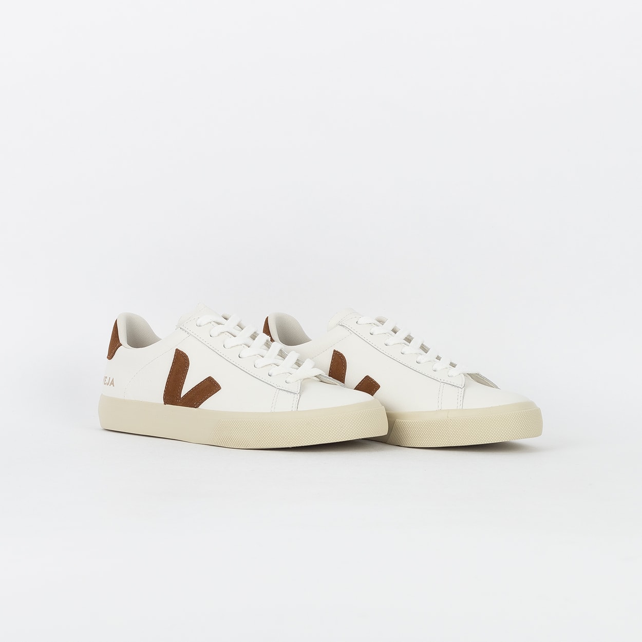 Tênis Veja Campo Leather White Cognac CP0521058