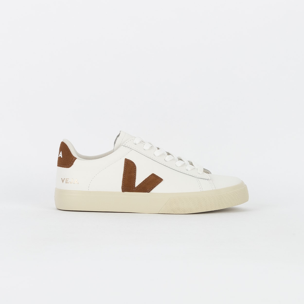 Tênis Veja Campo Leather White Cognac CP0521058